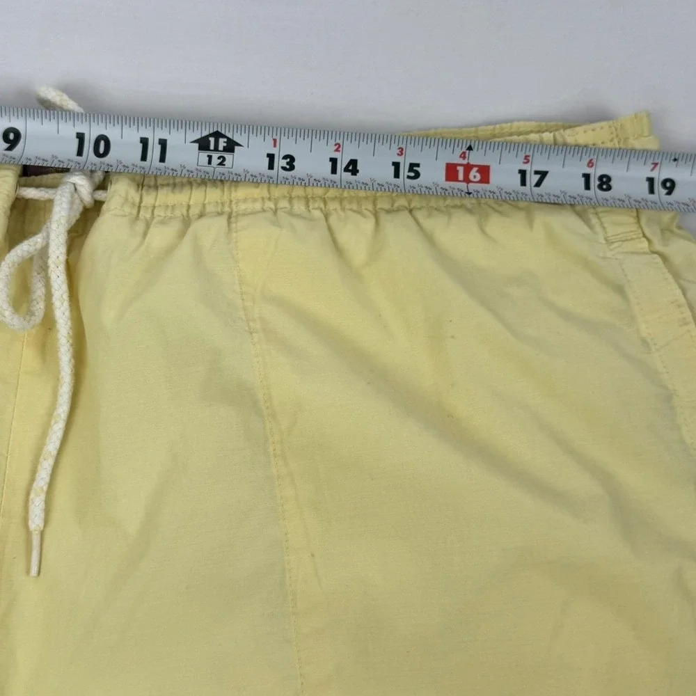 VTG Nautica Men's Yellow Swim Trunks Beach Retro Hipster‎ 38W Size XL